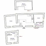 Апартаменты Old Town, 2 Bedrooms, 1 Living Room, Mezzanine With Bed