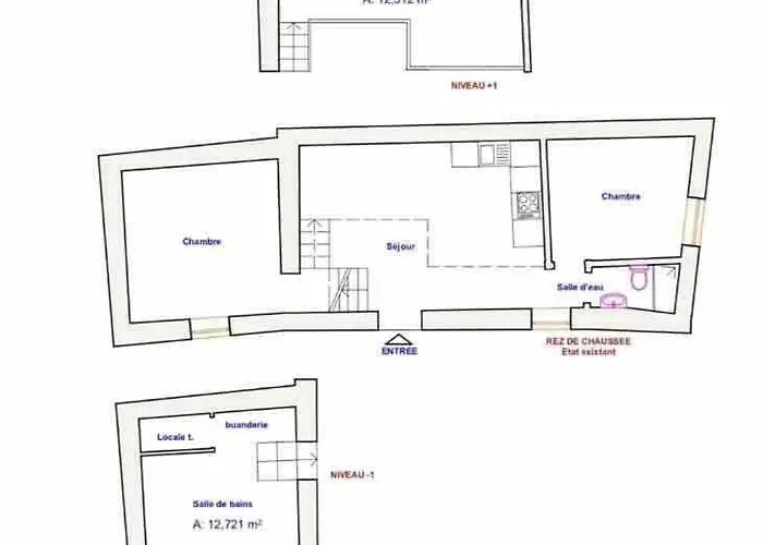 Apartmán Old Town, 2 Bedrooms, 1 Living Room, Mezzanine With Bed